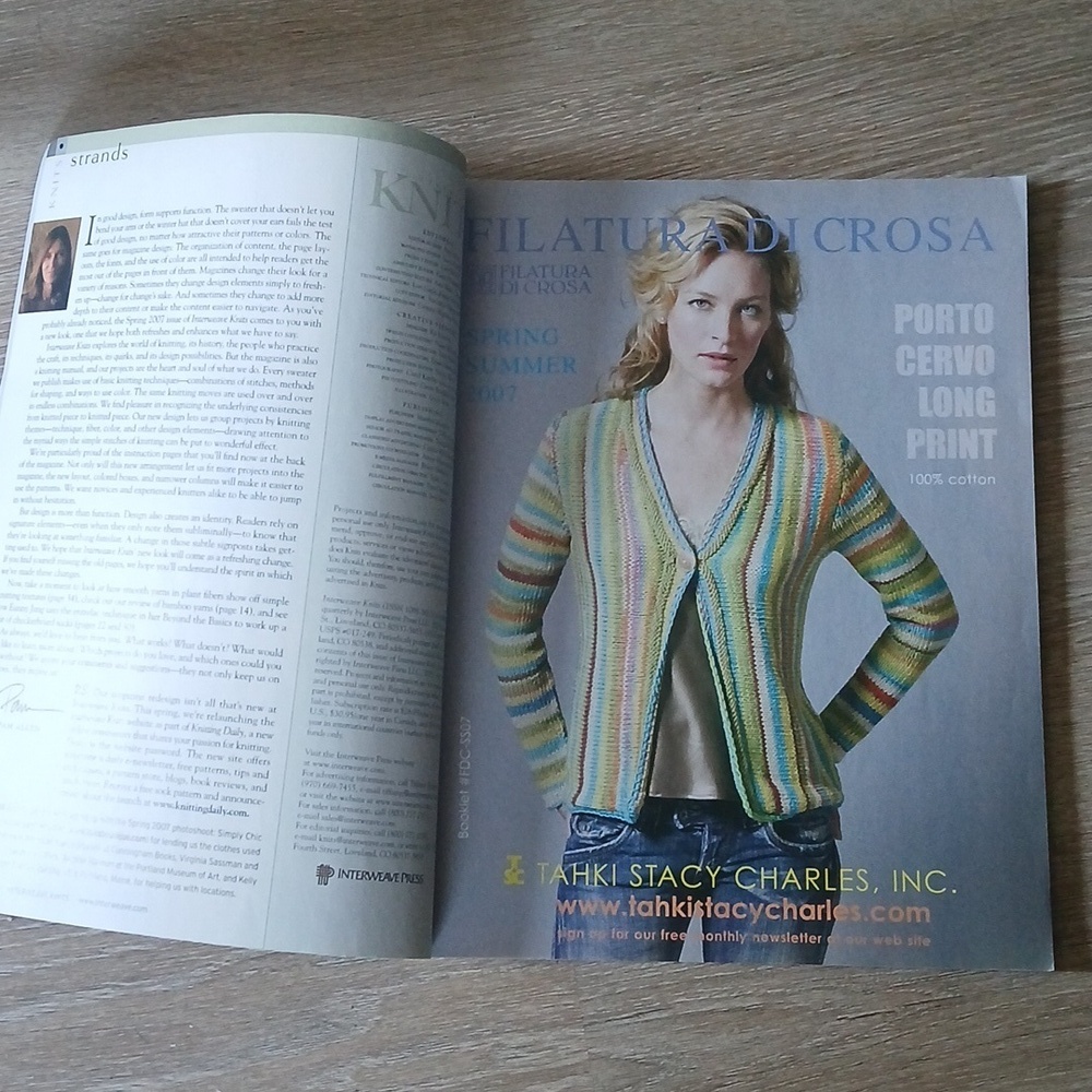 Interweave Knits Magazine Spring 2007 Knitting Feels Like Spring Patterns - Picture 6 of 6